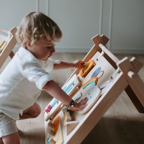 Personalized Busy Board: Wooden Llama – photo 2