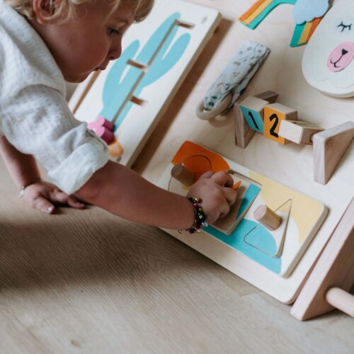 Personalized Busy Board: Wooden Llama – photo 5