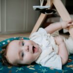Palestrina neonato in legno Bianco e Nero – foto 2