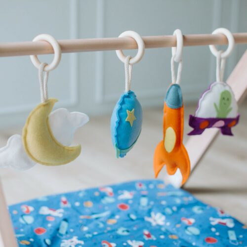 Wooden Baby Play Gym: Space Series – photo 2
