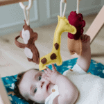 Wooden Baby Play Gym Kit, Wild Animals 0-12m – photo 2
