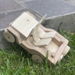 Wooden Jeep Toy, Handmade in Italy – photo 3
